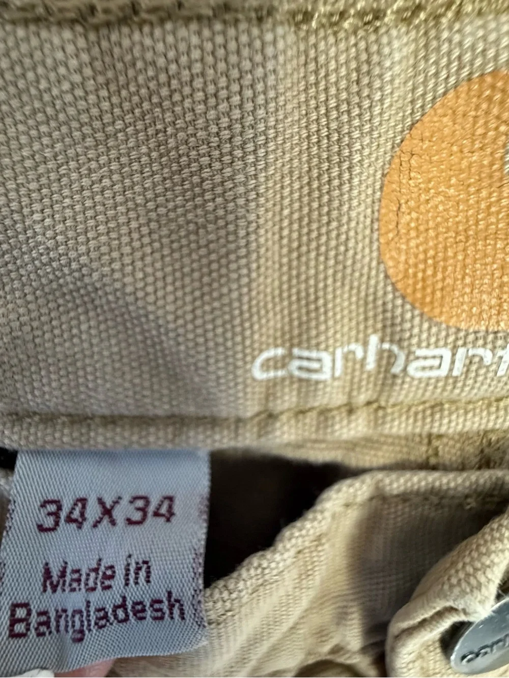 Carhartt Men's Relaxed Chinos in Khaki